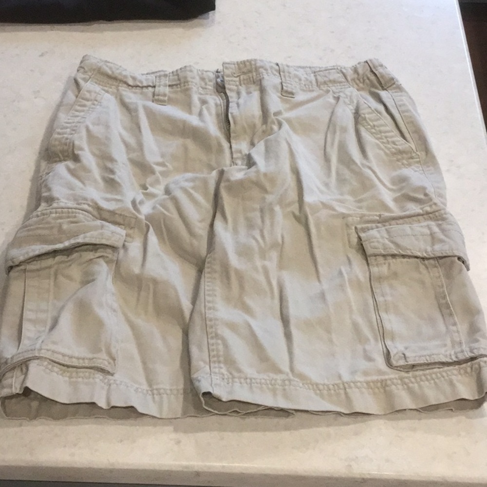 Khaki Cargo Shorts